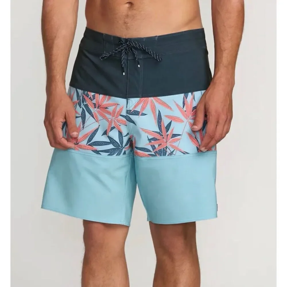 Billabong size 30 NWT Tribong Pro Boardshorts mid length blue swimwear shorts